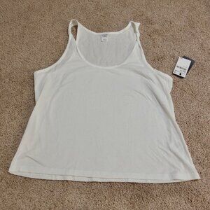 NWT Melrose & Market Twist Strap Tank Top, Size Medium, White